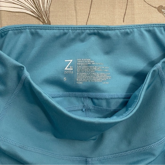 Z by Zella Activewear Set Leggings & Sports Bra Small Blue - Picture 13 of 13